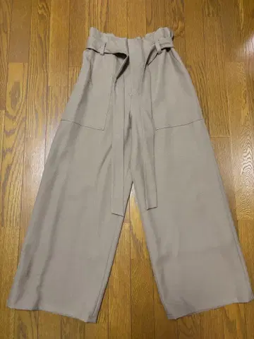 INGEBORG 베이지 와이드 팬츠 9호 (M)