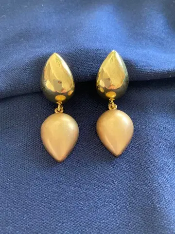 [ monet ] 골드톤 드롭형 귀찌