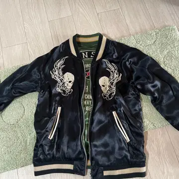 Vanson Leathers 스카잔 블랙/그린