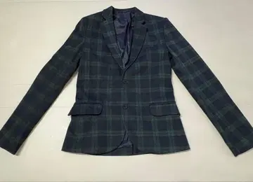 ZARA MAN 체크 자켓 엘보 패치