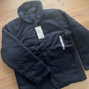 새상품 무인양품 충전솜 가디건 M 블랙