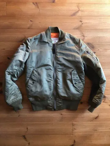 GOODENOUGH x alpha x Harris Tweed MA-1