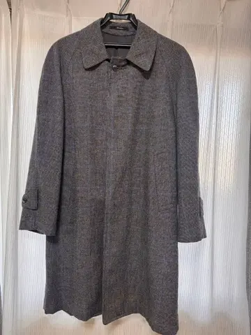 Johnstone 그레이 체크 스텐카라 코트