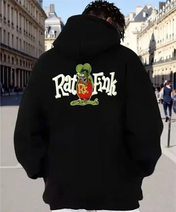 랫핑 M 사이즈 블랙 맨투맨 후드티 미사용