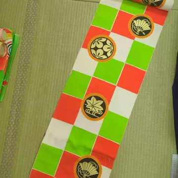 새상품 유젠 순수 실크 옷감 2장 24