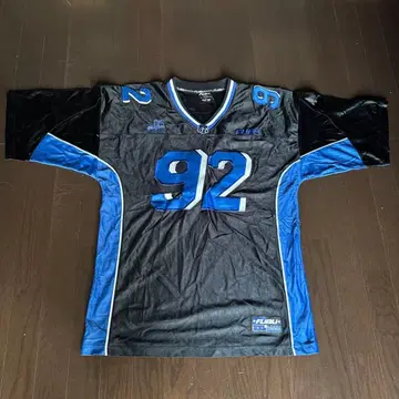 FUBU 스포츠 저지 92 L 블랙/블루