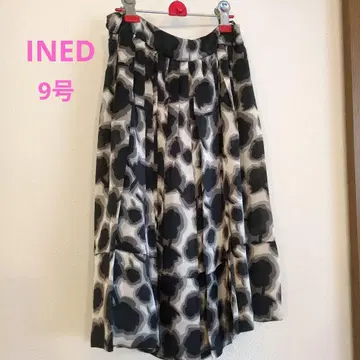 [ 새상품급 ] INED 이네드 플리츠 스커트 사이즈 9