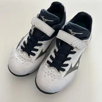 Mizuno 트레이닝 슈즈 화이트/네이비 야구 19cm