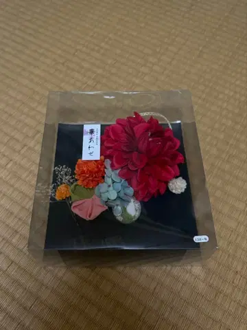 성인식 일본풍 조화 머리 장식