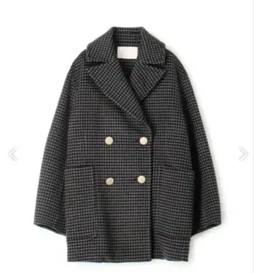 Ballsey 울 비버 멜톤 숏코트