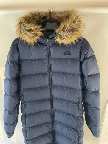 The North Face 네이비 롱 다운 자켓