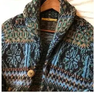 컨디션 최상 45rpm 자카드 카우친 코트 사이즈 3 울 멀티 컬러