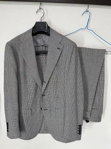 [ 미사용 새상품 ] 브리라펠 일구스토 수트 하운드 투스 패턴 48