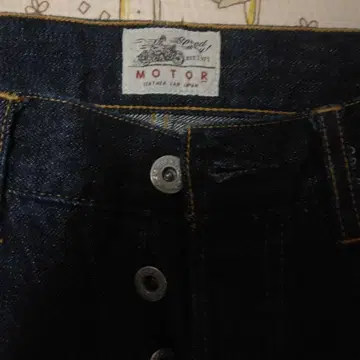 MOTOR 66 모델 데님