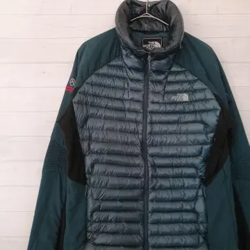 THE NORTH FACE 다운 다크 그린 서밋 UIAA XL