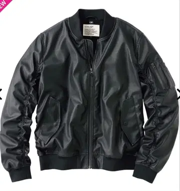 워크맨 콜드웨더 MA-1 타입 자켓 (F. 가죽 블랙) 미사용