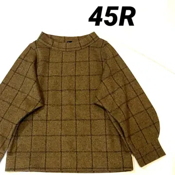 완판템 45R 울 체크 상의 일본제