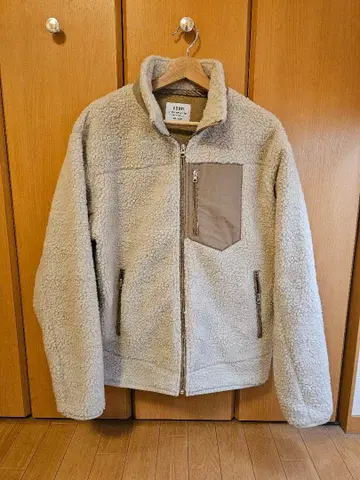 coen 보아 플리스 자켓 베이지