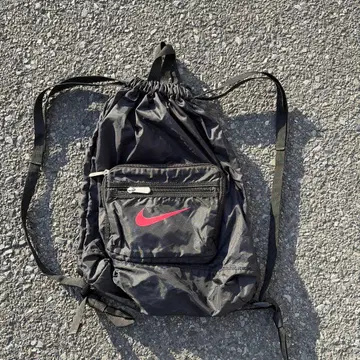 90s Nike 냅색 블랙