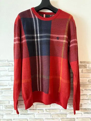 THE SCOTCH HOUSE 체크 무늬 니트 스웨터 LL