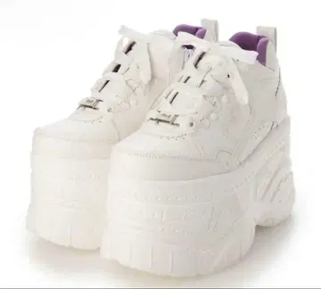 YOSUKE 스니커즈 통굽 요스케 화이트 24.0cm