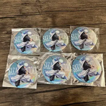 은혼 사카타 긴토키 반짝반짝 캔뱃지 컬렉션 전투ver 6점 세트