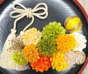 성인식 일본 의류 후리소데 시치고산 사전 촬영 머리 장식