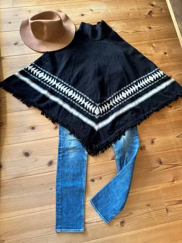 새상품급 PENDLETON 케이프 판초 울 100%