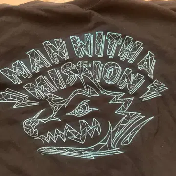 MAN WITH A MISSION 티셔츠 블랙