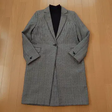 [ USED ] PLST 체크 무늬 체스터 코트 스커트 2세트 M