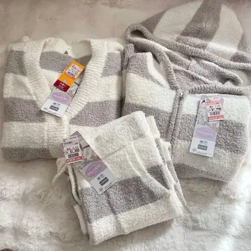 택 포함 새상품 시마무라 복슬복슬 룸웨어 3종 세트 빅 사이즈