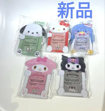 새상품 산리오 엔조이 아이돌 연결 트레이딩 카드 홀더 5종류