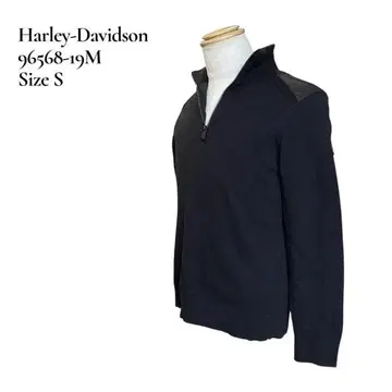 [ H-D ] 할리데이비슨 정품 GM 하프 지퍼 스웨터 Size S