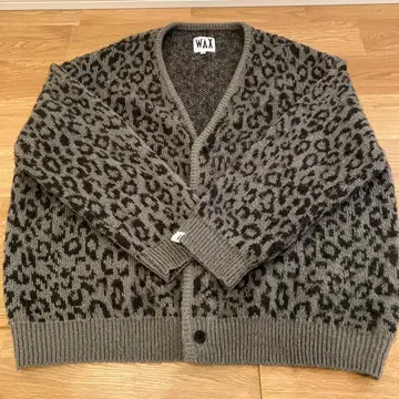 WAX 레오파드 무늬 가디건 L 사이즈