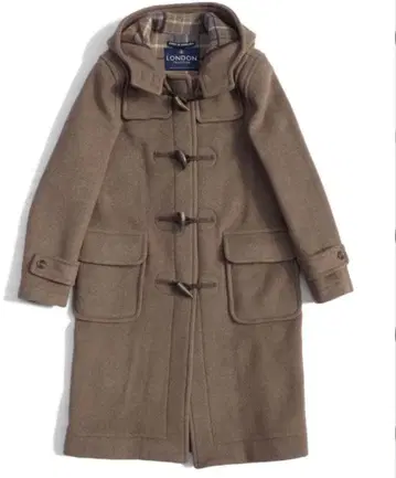 정가 4만 미사용 새상품 LONDON TRADITION 카멜 더플 코트