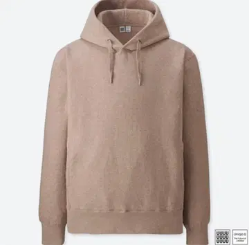 베이지 후드 부착 후드티 택 포함 새상품