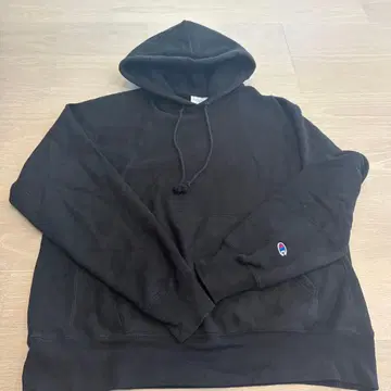 Champion Reverse Weave 후드티 블랙 L 사이즈
