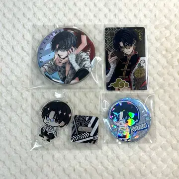 도쿄 에이리언즈 우염 세트 캔 배지, 클리어 카드, 아크릴 키링