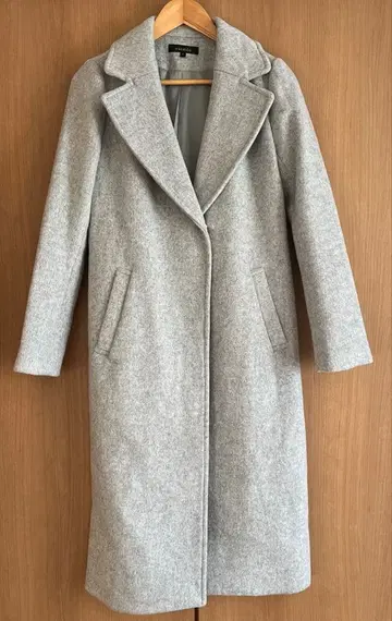 rienda 리엔다 그레이 롱 코트 체스터 코트 새상품급