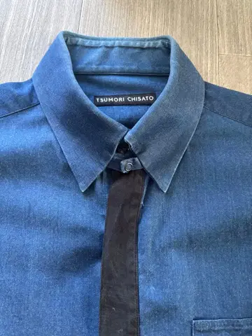 TSUMORI CHISATO 다크 블루 셔츠
