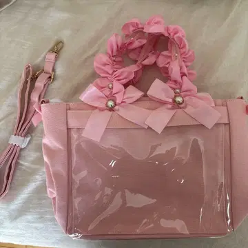 자카마트 A4 이타백 토트백 캔디 핑크