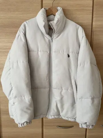 U.S. POLO ASSN. 화이트 다운 자켓 L 사이즈