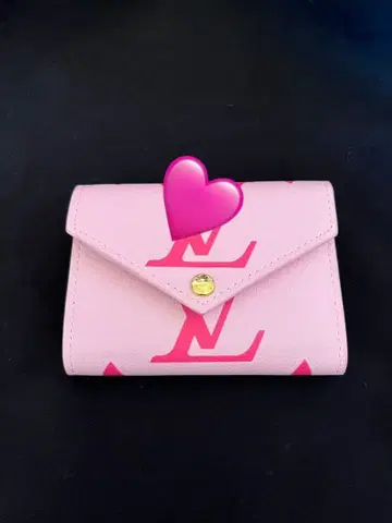 3단 접이식 지갑 핑크