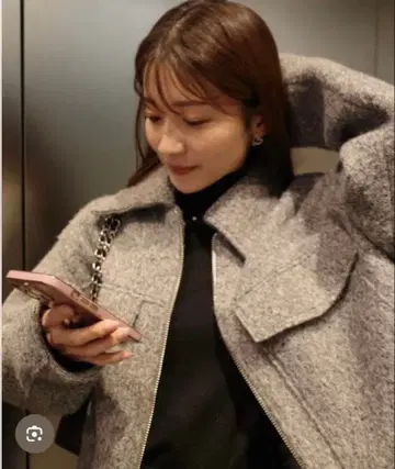 부클레 크롭 자켓