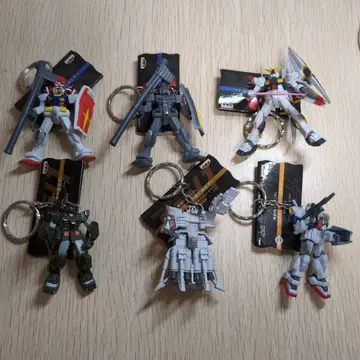 건담 키링 6체 세트