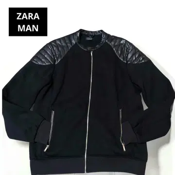 ZARA MAN 자라 속기모 아우터 퀼팅 블랙 블루종 L