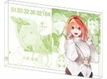 5등분의 신부 나카노 네잎 GOTO AKIBA 아크릴 블록