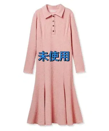 [ 미사용 ] CELFORD (셀포드) 골드 버튼 셔링 티셔츠 원피스