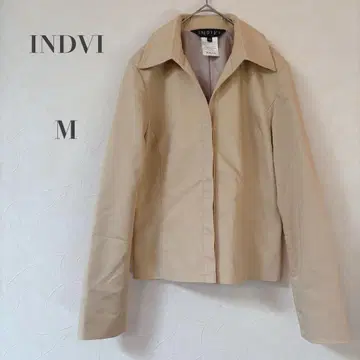 [ INDVI ] 자켓 일본제 심플 오피스 비즈니스 베이지 M