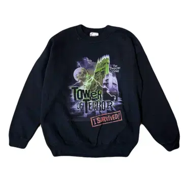 타워 오브 테러 맨투맨 트레이닝복 빈티지 티셔츠 디즈니